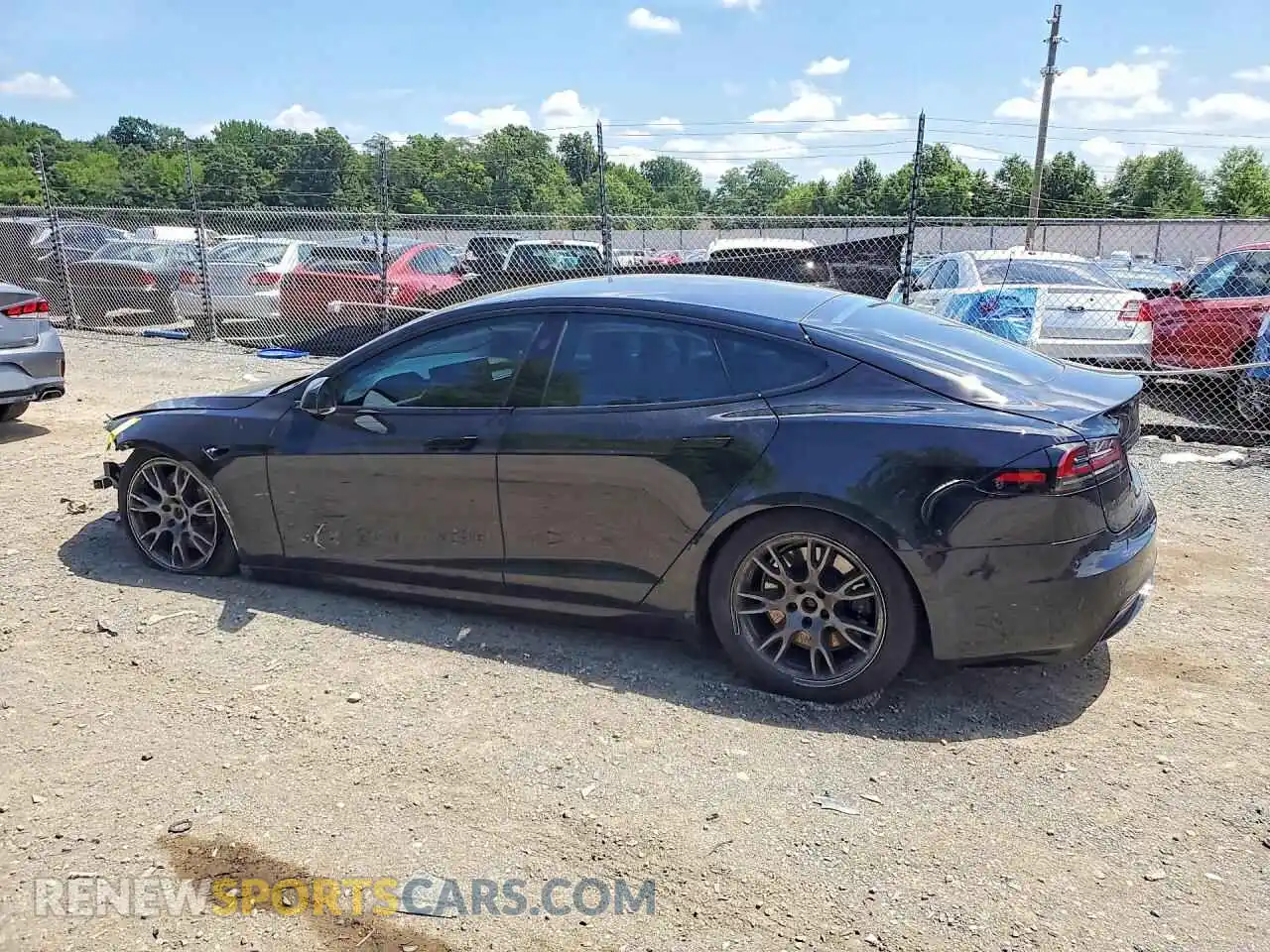 2 Photograph of a damaged car 5YJSA1E53PF502948 TESLA MODEL S 2023