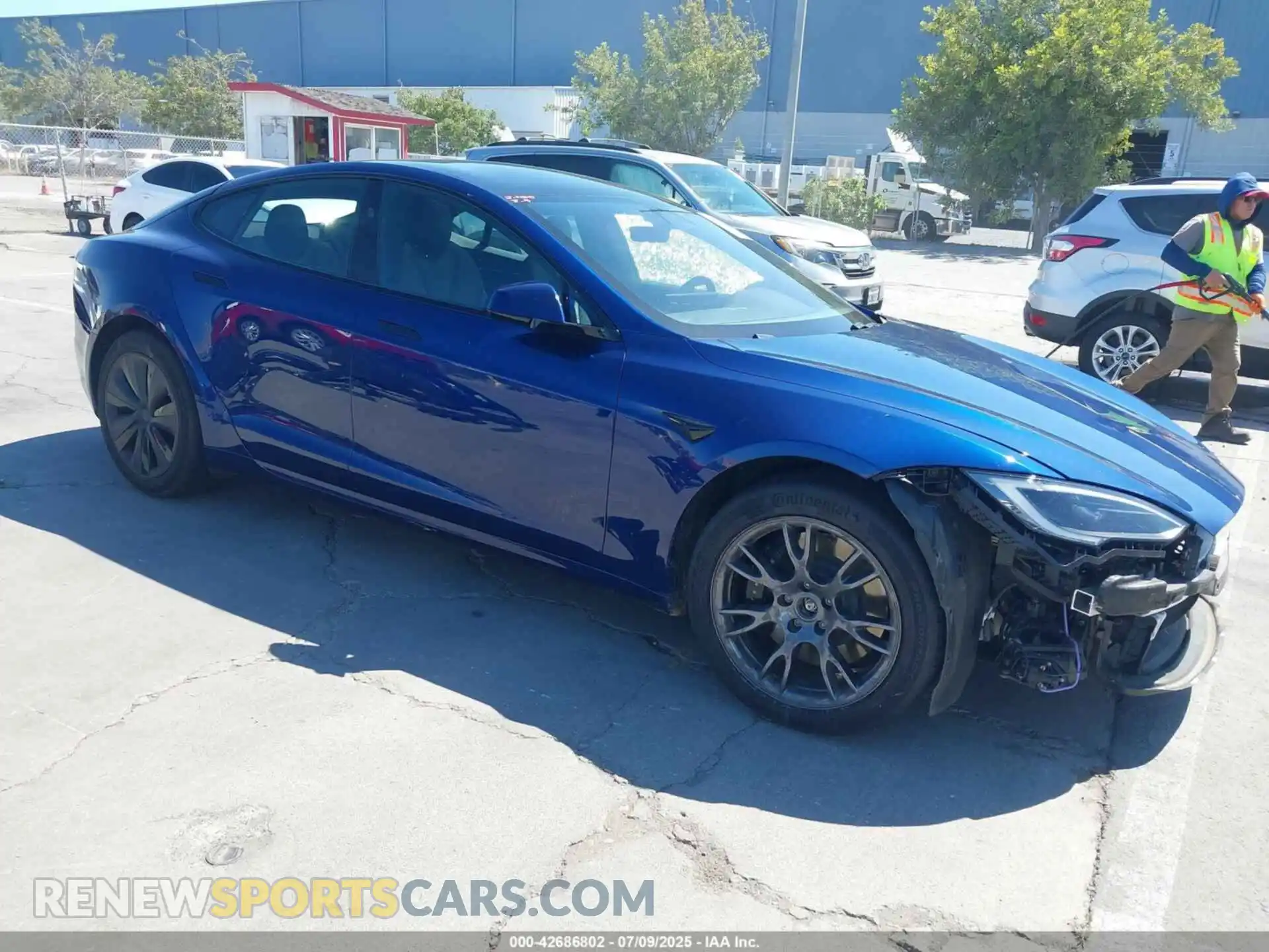 1 Photograph of a damaged car 5YJSA1E54PF517300 TESLA MODEL S 2023
