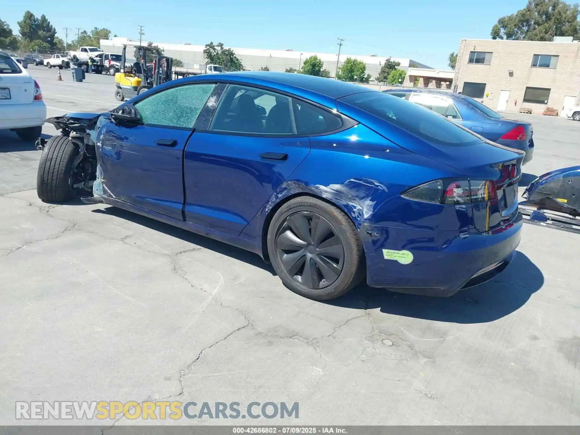 3 Photograph of a damaged car 5YJSA1E54PF517300 TESLA MODEL S 2023