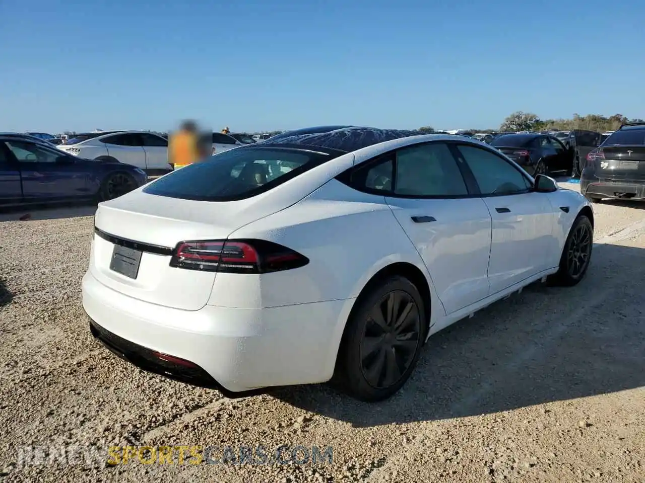 3 Photograph of a damaged car 5YJSA1E54PF521833 TESLA MODEL S 2023