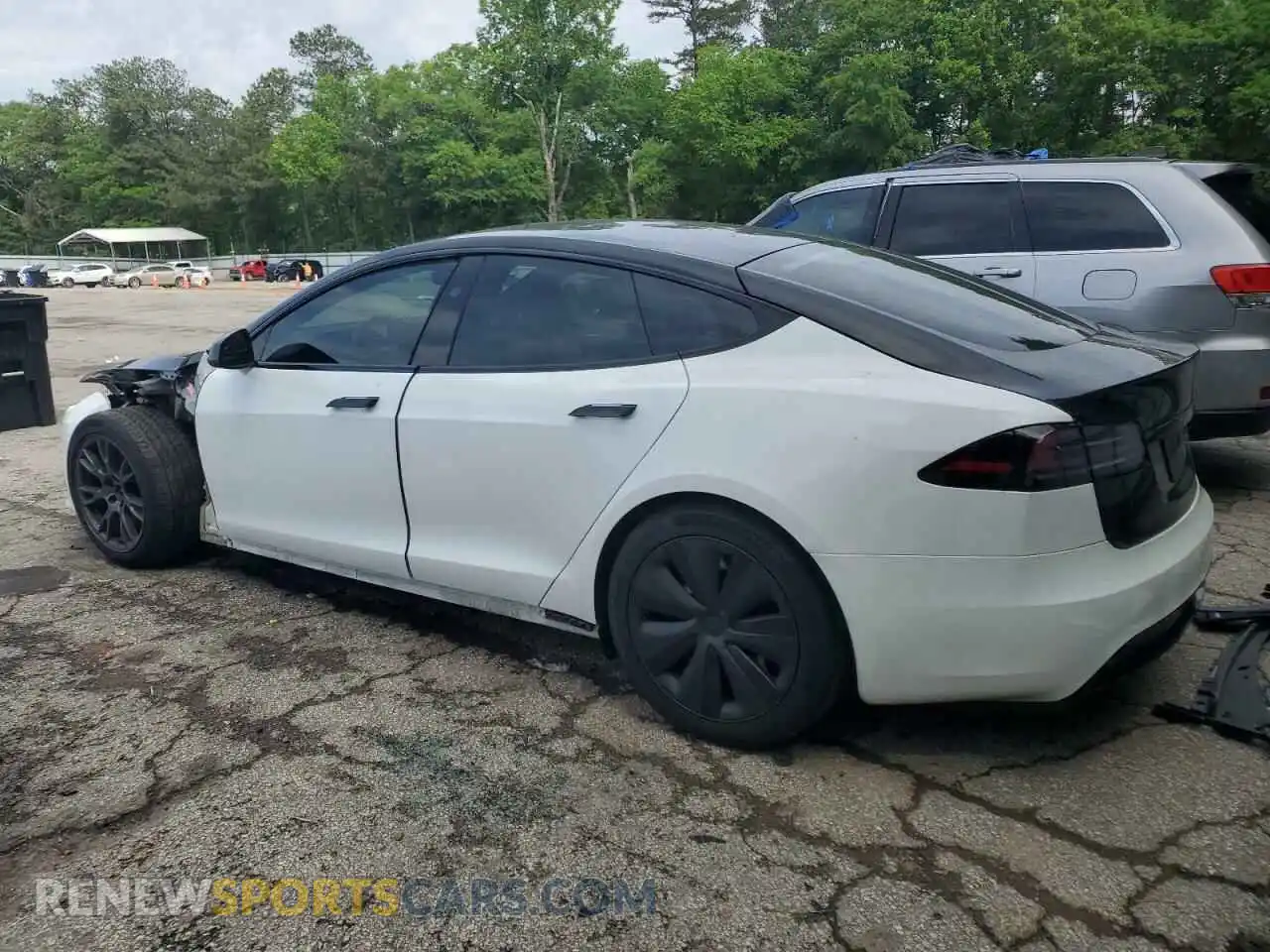 2 Photograph of a damaged car 5YJSA1E54PF527115 TESLA MODEL S 2023