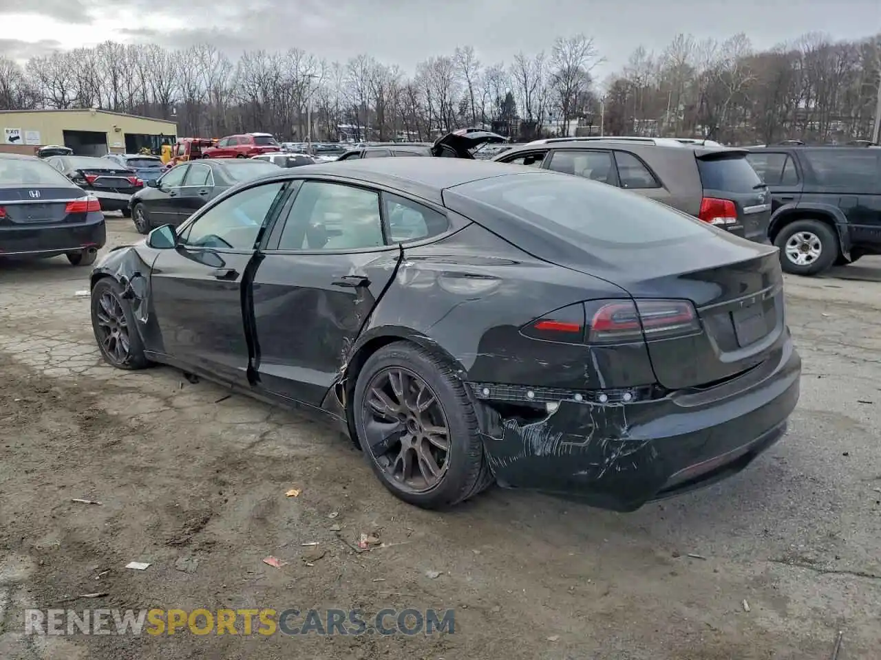 2 Photograph of a damaged car 5YJSA1E56PF511935 TESLA MODEL S 2023