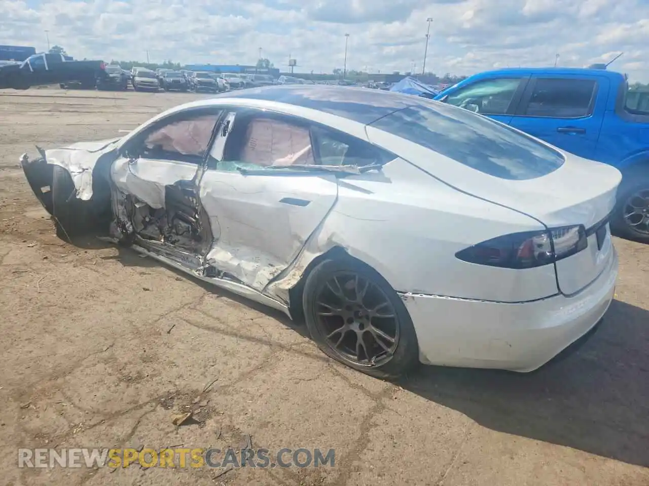 2 Photograph of a damaged car 5YJSA1E56PF512275 TESLA MODEL S 2023