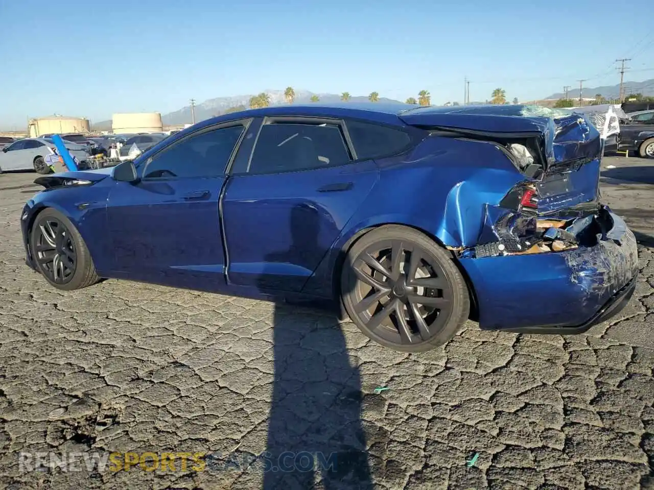 2 Photograph of a damaged car 5YJSA1E56PF517489 TESLA MODEL S 2023