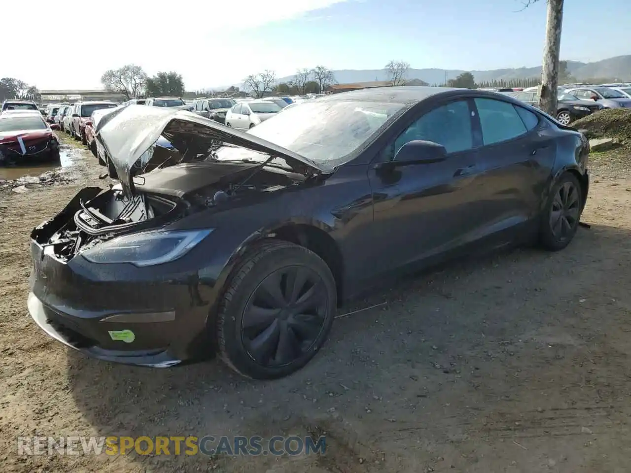 1 Photograph of a damaged car 5YJSA1E57PF507456 TESLA MODEL S 2023