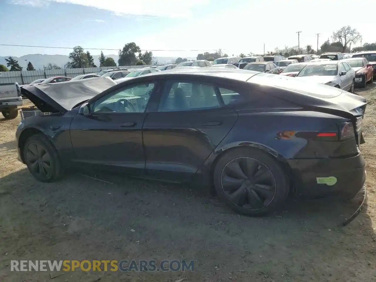 2 Photograph of a damaged car 5YJSA1E57PF507456 TESLA MODEL S 2023