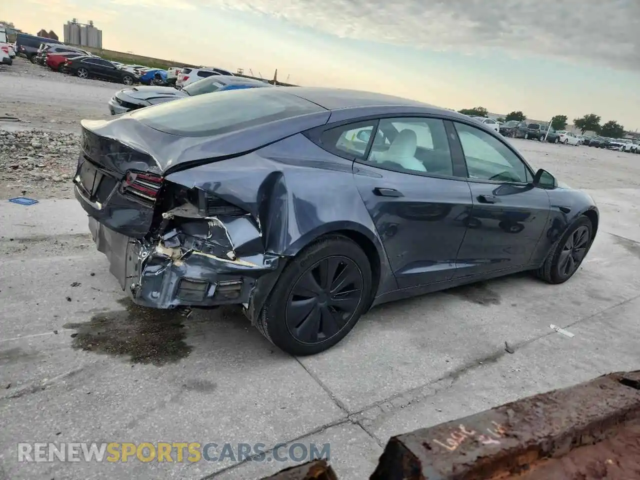 3 Photograph of a damaged car 5YJSA1E5XPF499188 TESLA MODEL S 2023