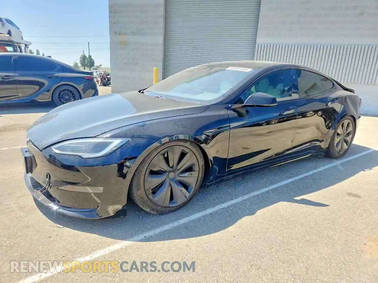 1 Photograph of a damaged car 5YJSA1E5XPF499756 TESLA MODEL S 2023