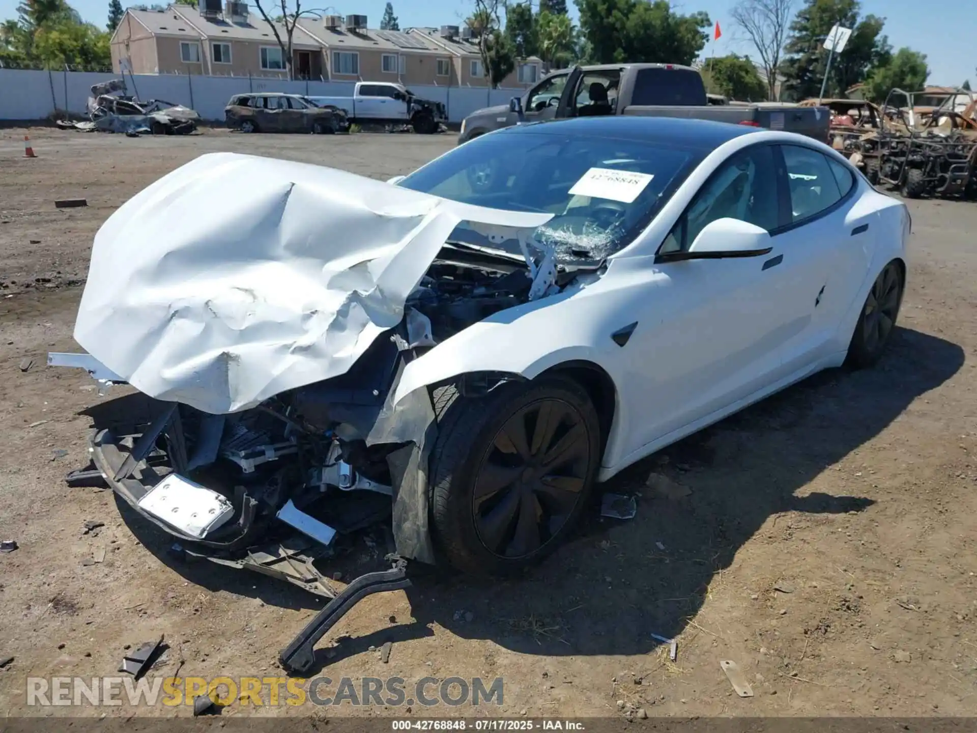 2 Photograph of a damaged car 5YJSA1E5XPF518693 TESLA MODEL S 2023