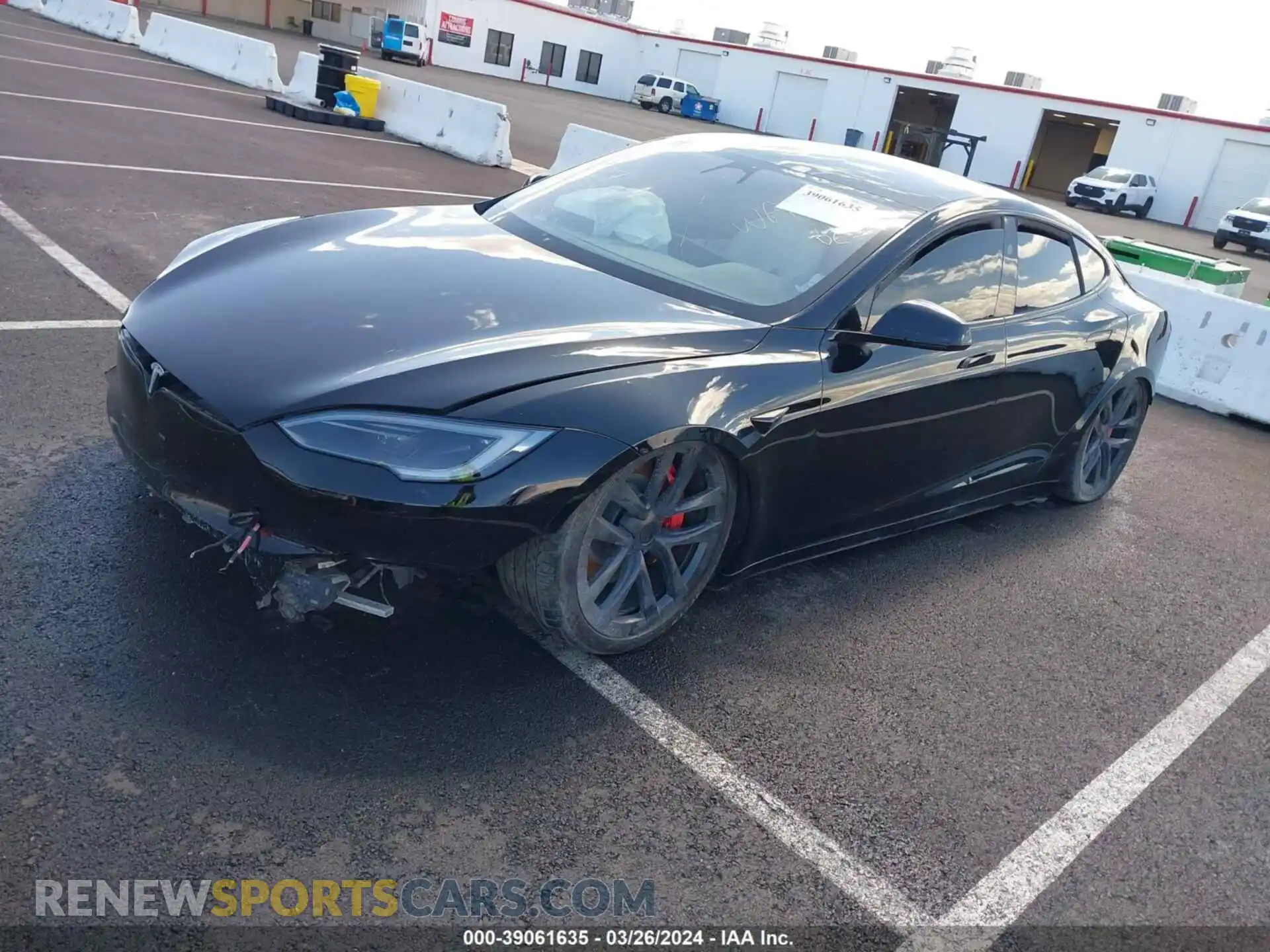 2 Photograph of a damaged car 5YJSA1E61PF507140 TESLA MODEL S 2023