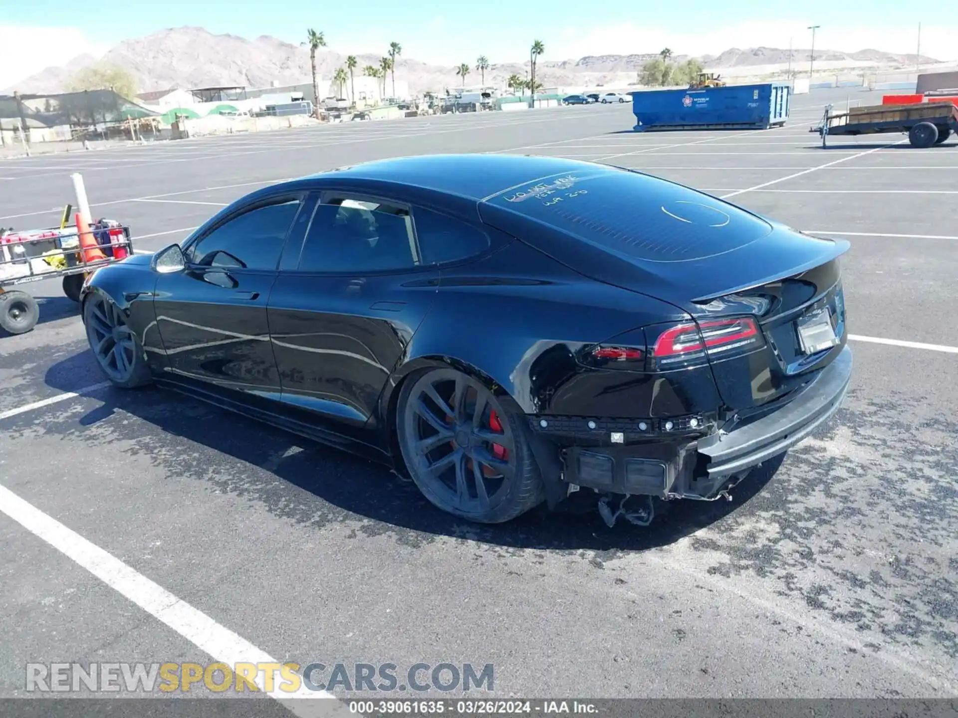 3 Photograph of a damaged car 5YJSA1E61PF507140 TESLA MODEL S 2023