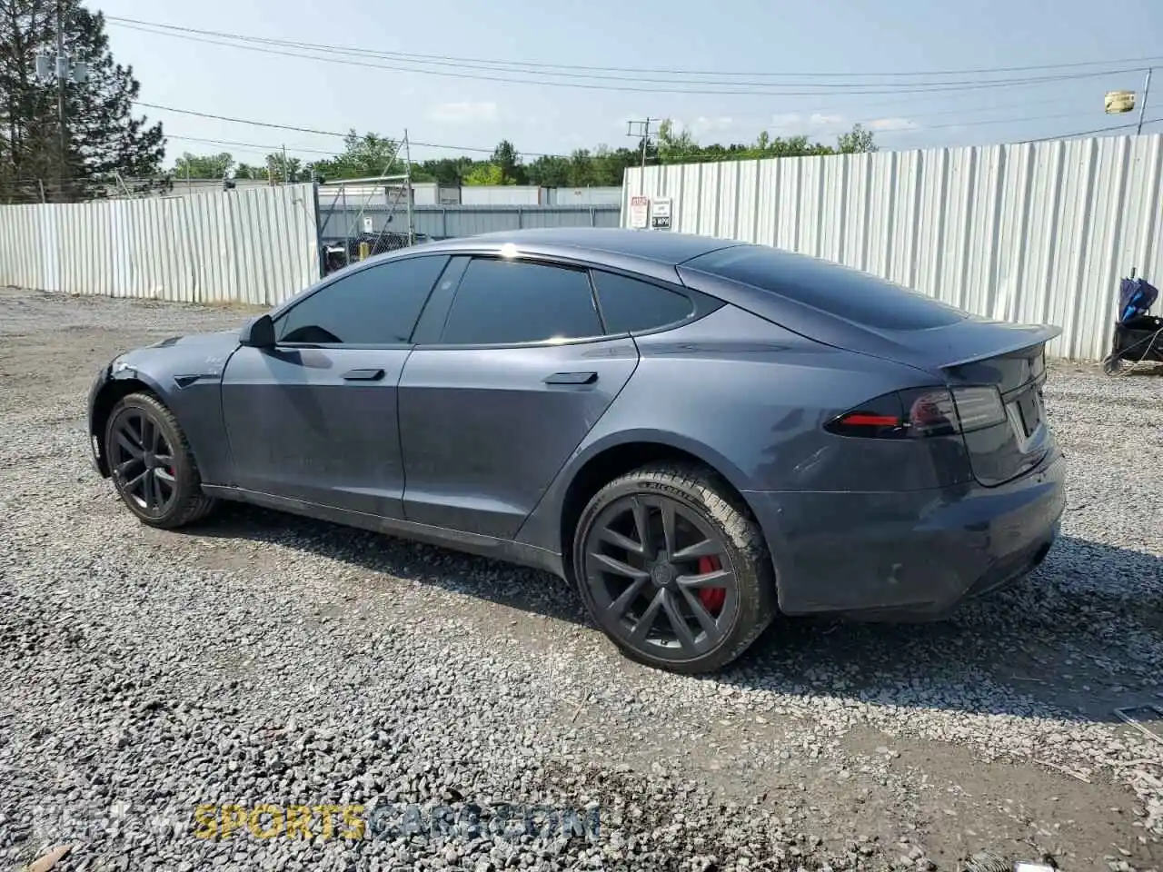 2 Photograph of a damaged car 5YJSA1E61PF518977 TESLA MODEL S 2023