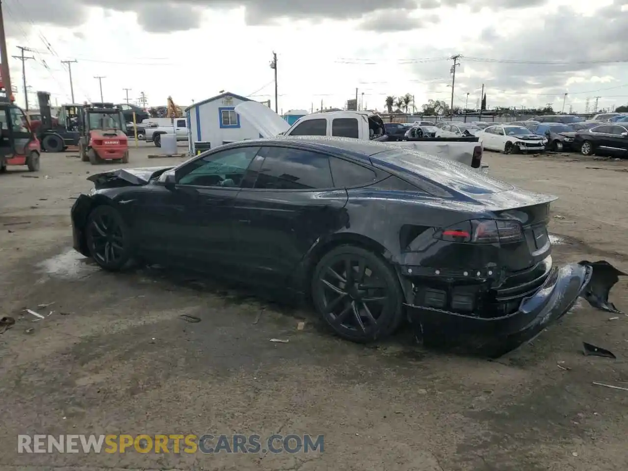 2 Photograph of a damaged car 5YJSA1E63PF498778 TESLA MODEL S 2023