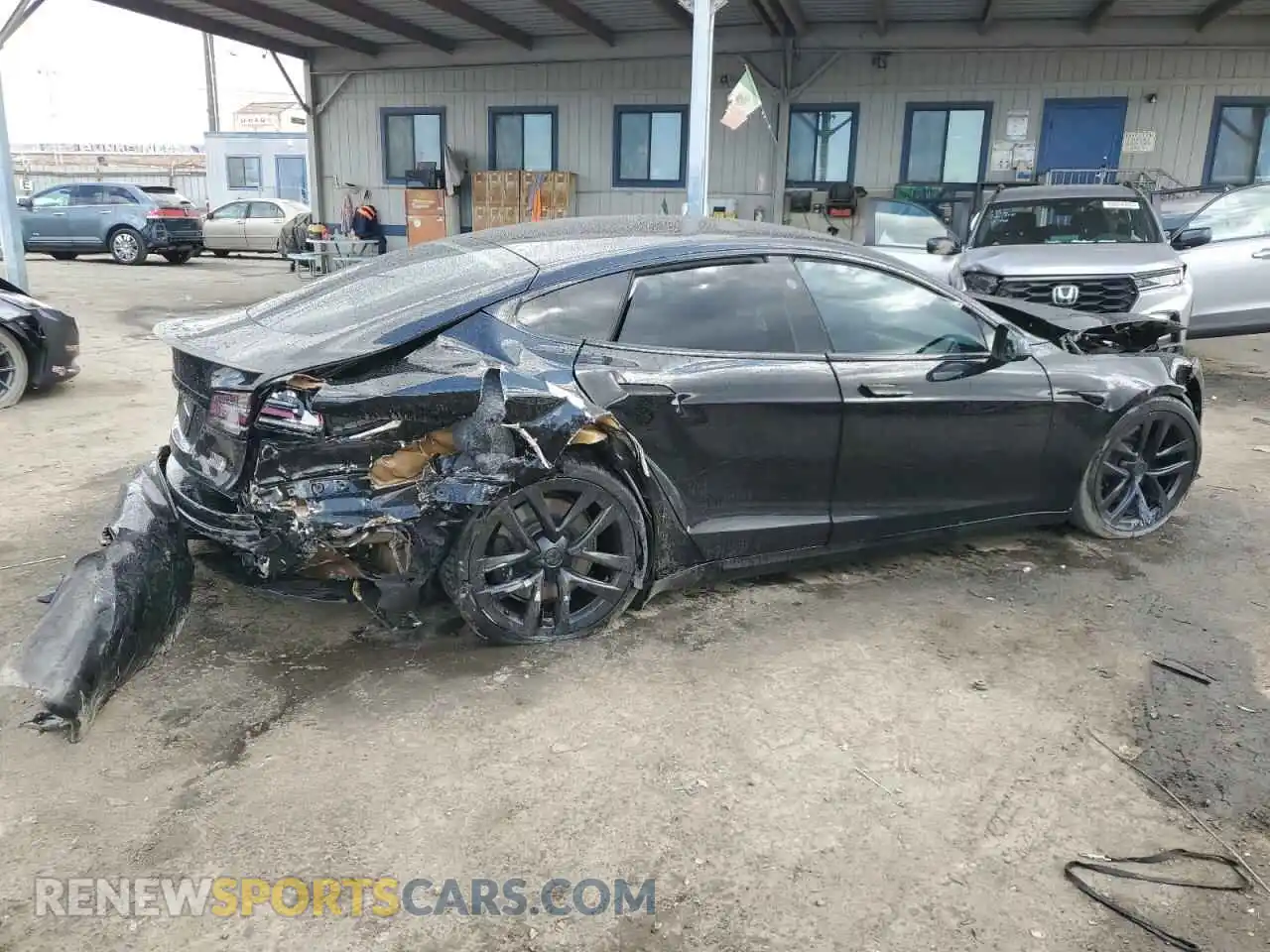 3 Photograph of a damaged car 5YJSA1E63PF498778 TESLA MODEL S 2023