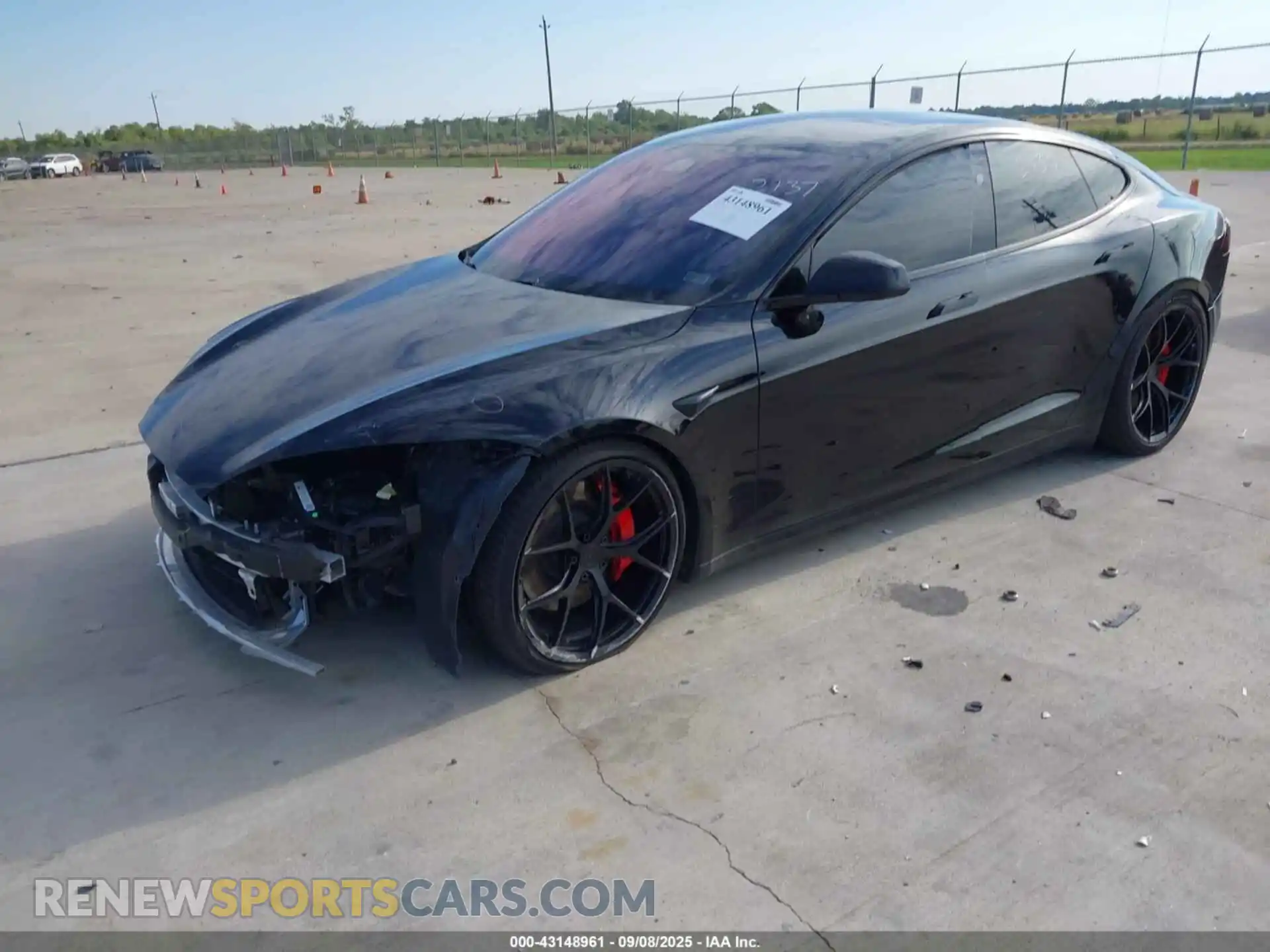 2 Photograph of a damaged car 5YJSA1E64PF518519 TESLA MODEL S 2023