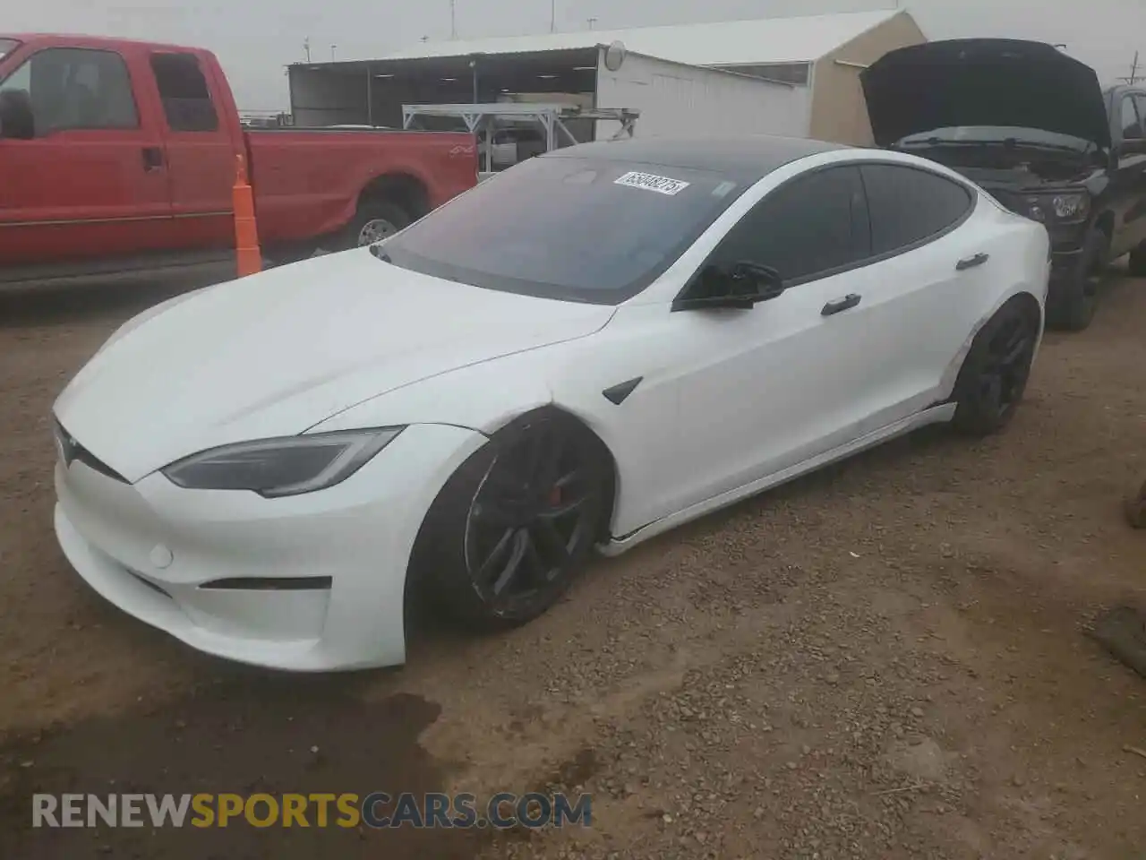 1 Photograph of a damaged car 5YJSA1E66PF521633 TESLA MODEL S 2023