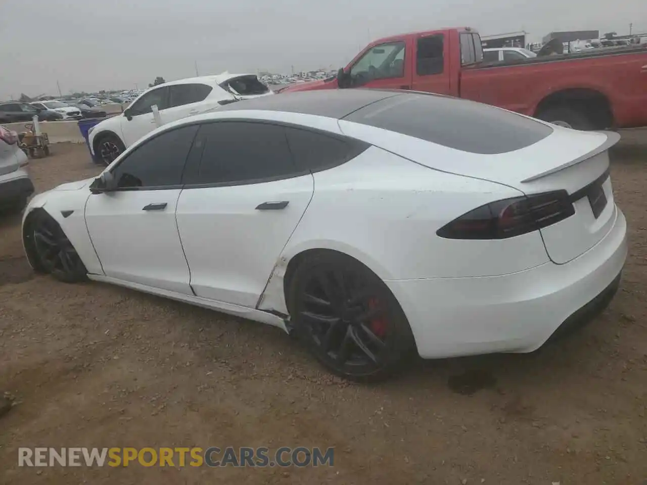 2 Photograph of a damaged car 5YJSA1E66PF521633 TESLA MODEL S 2023