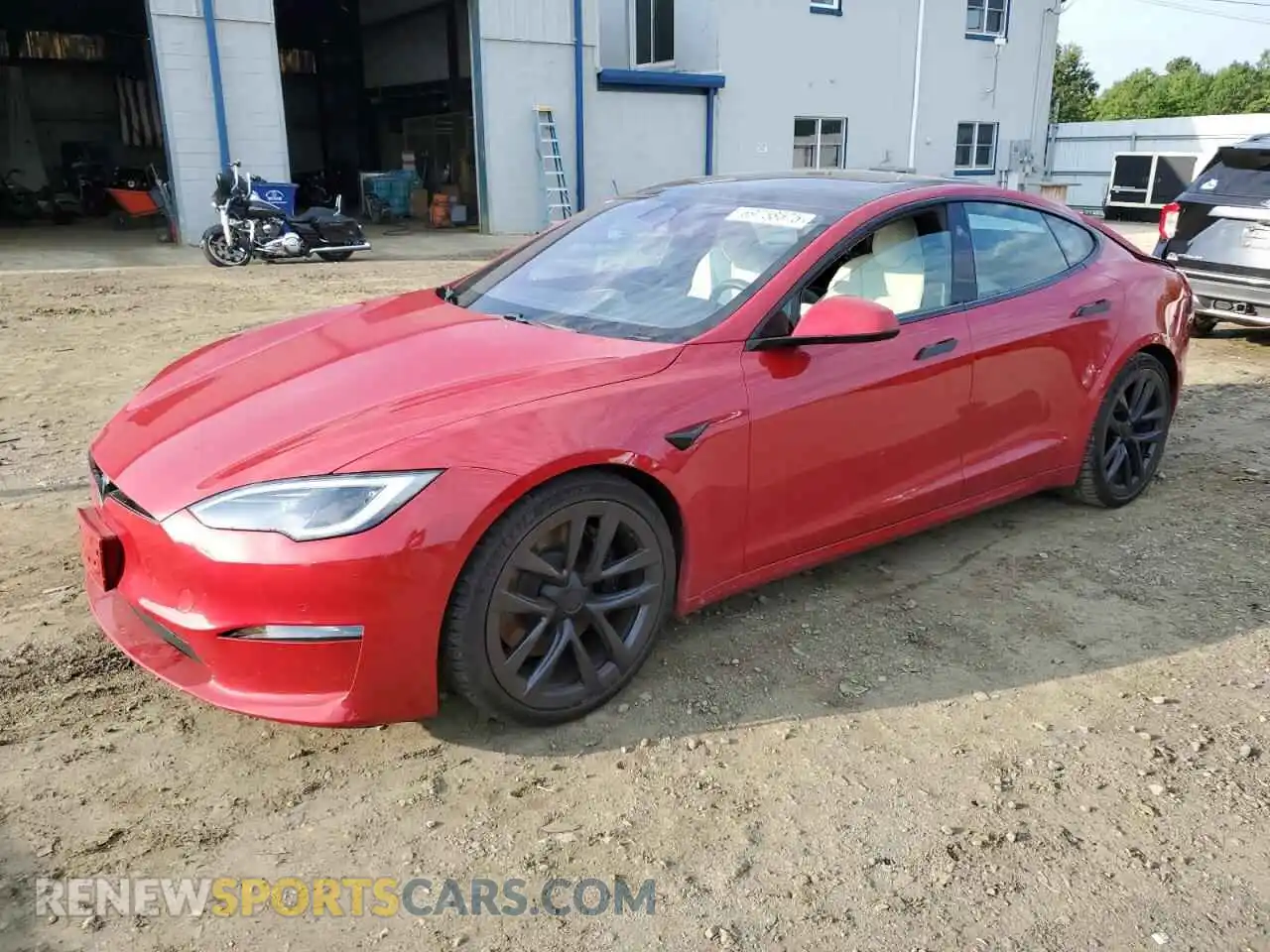 1 Photograph of a damaged car 5YJSA1E6XPF498826 TESLA MODEL S 2023