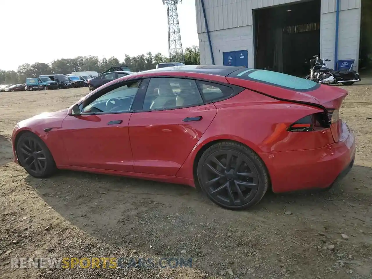 2 Photograph of a damaged car 5YJSA1E6XPF498826 TESLA MODEL S 2023