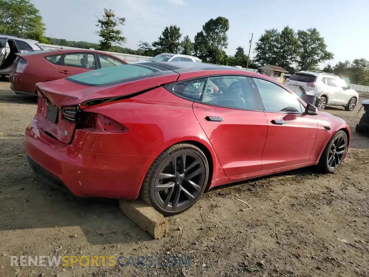 3 Photograph of a damaged car 5YJSA1E6XPF498826 TESLA MODEL S 2023