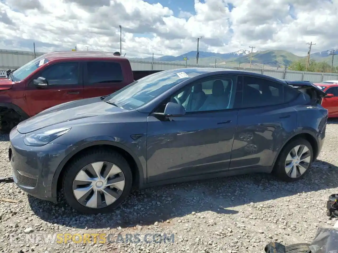 1 Photograph of a damaged car 7SAYGDEE0PF607735 TESLA MODEL S 2023