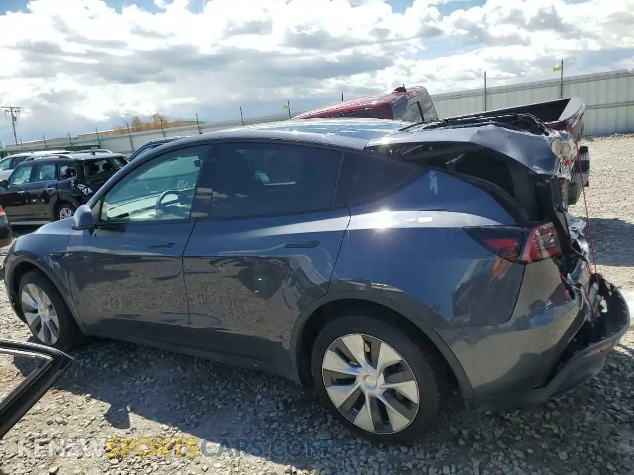 2 Photograph of a damaged car 7SAYGDEE0PF607735 TESLA MODEL S 2023