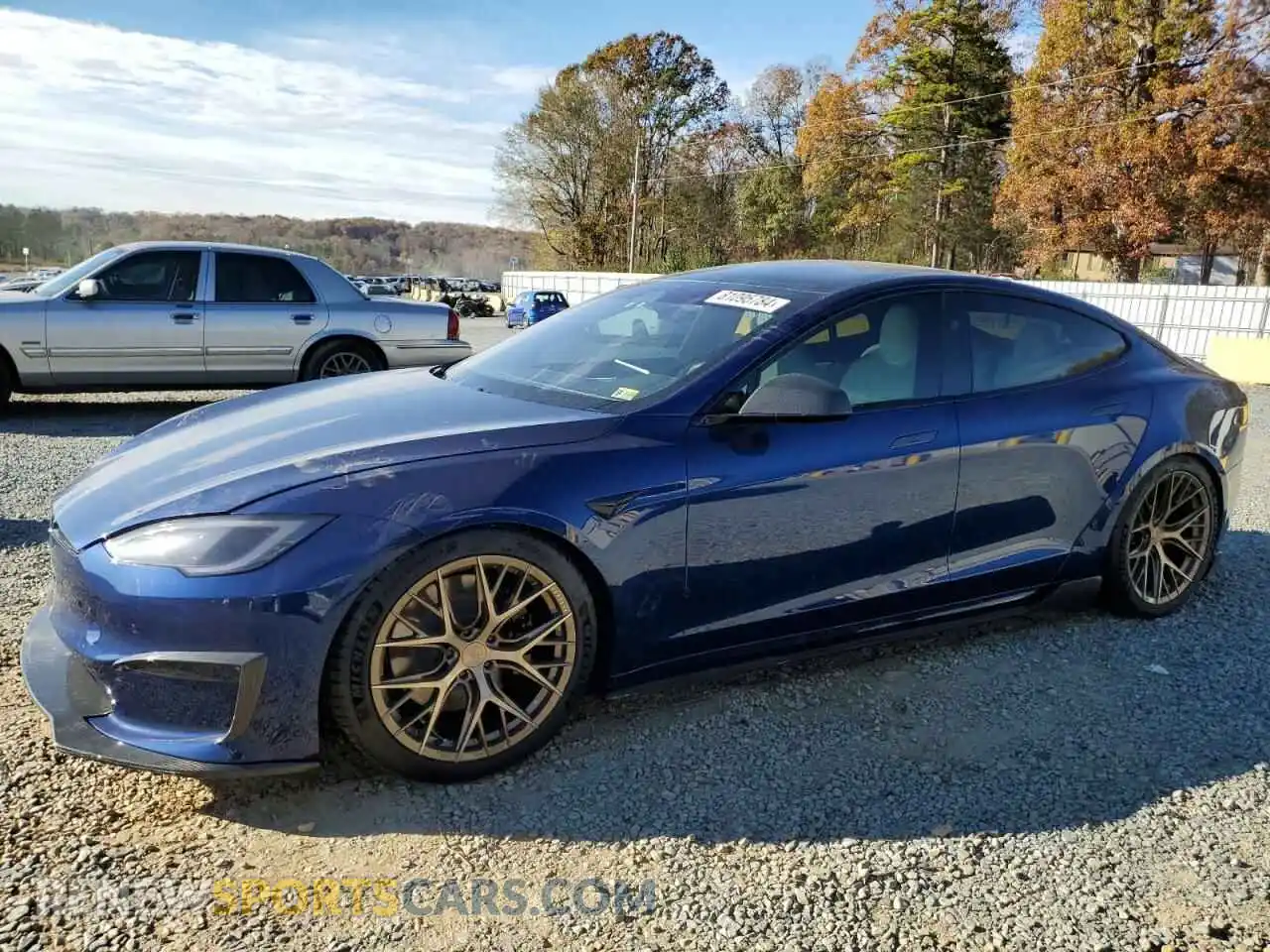 1 Photograph of a damaged car 5YJSA1E50RF543072 TESLA MODEL S 2024