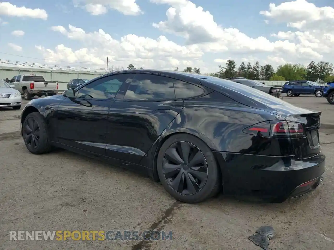 2 Photograph of a damaged car 5YJSA1E52RF532784 TESLA MODEL S 2024