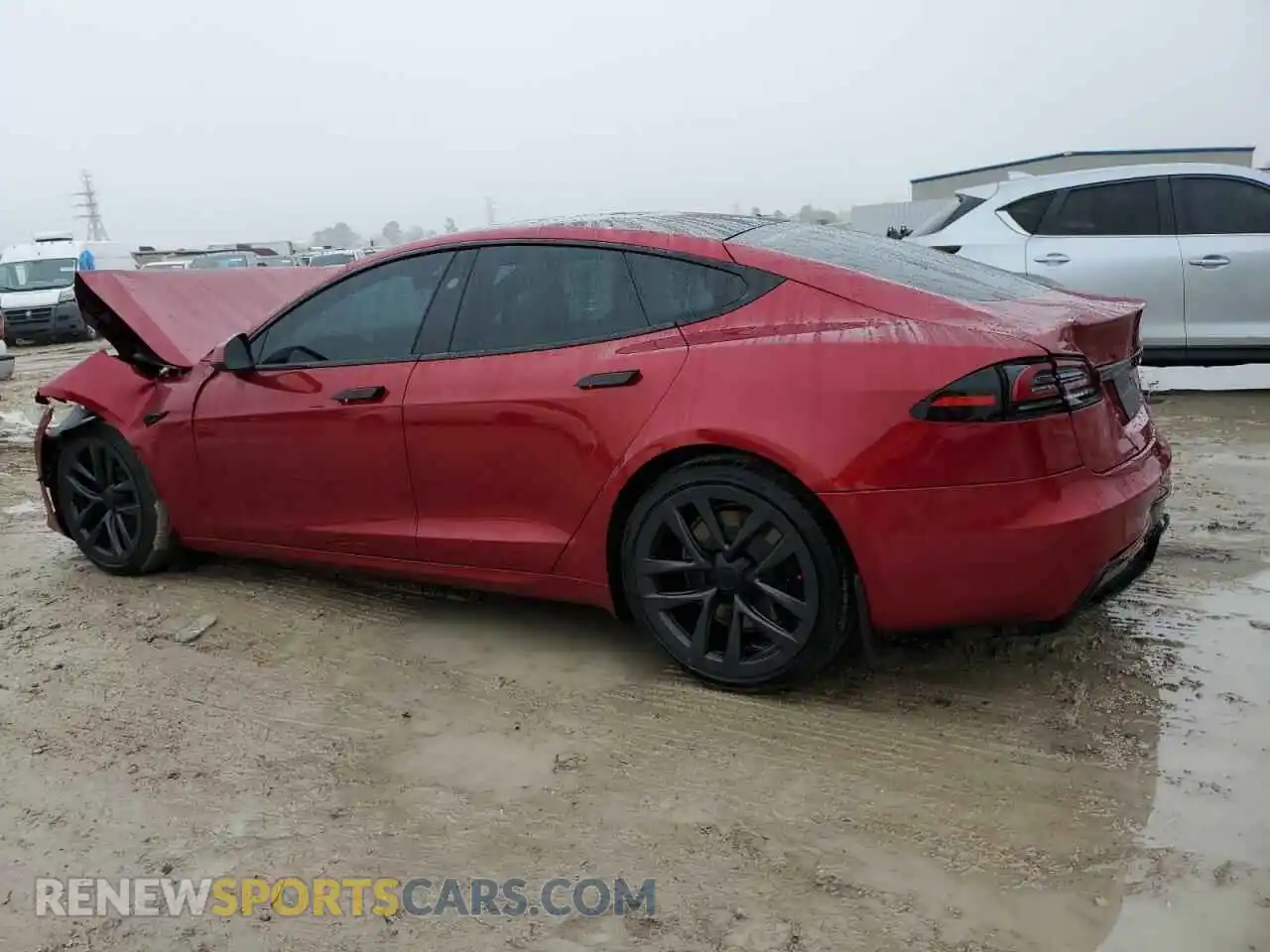 2 Photograph of a damaged car 5YJSA1E52RF537354 TESLA MODEL S 2024