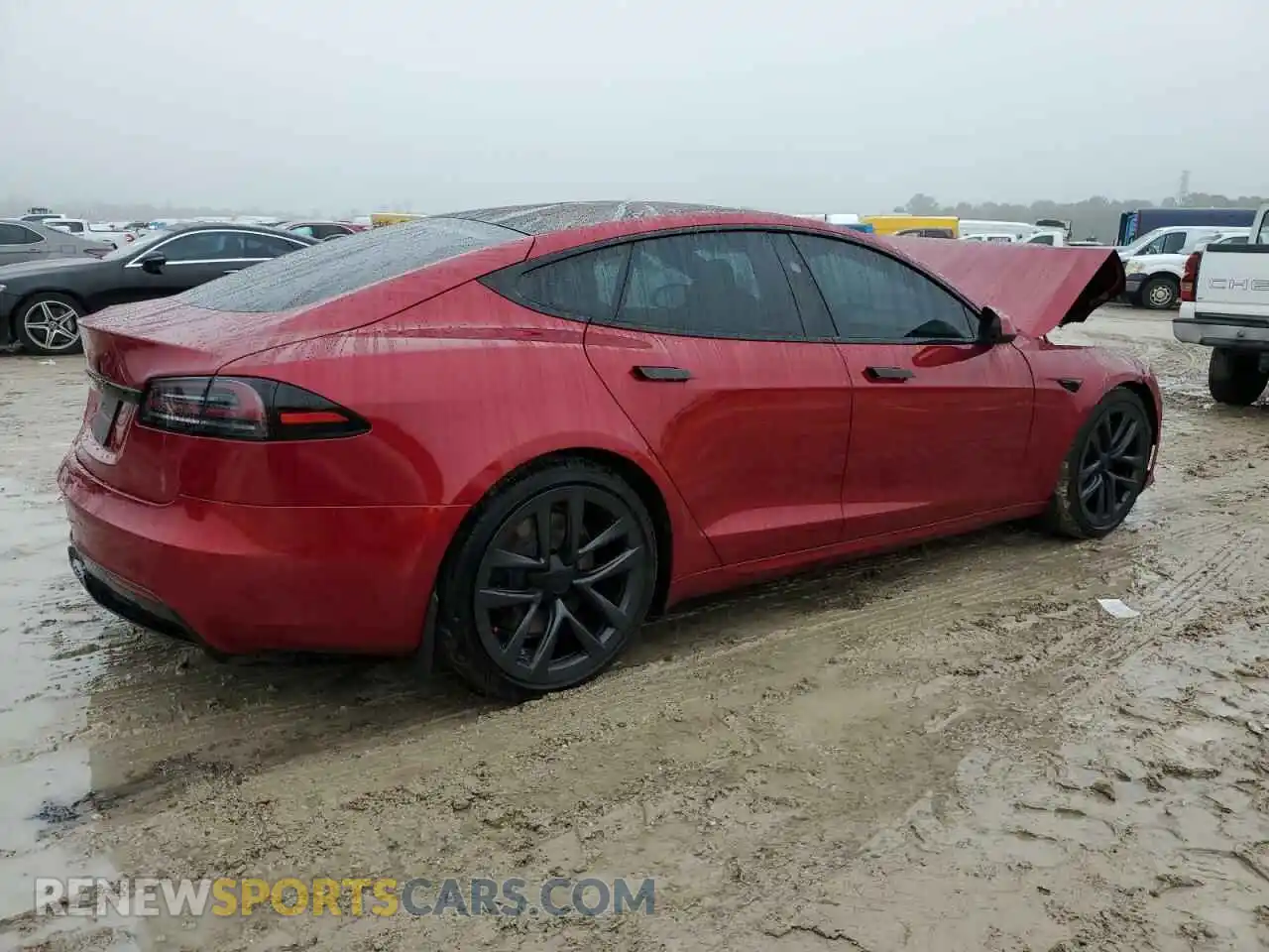 3 Photograph of a damaged car 5YJSA1E52RF537354 TESLA MODEL S 2024