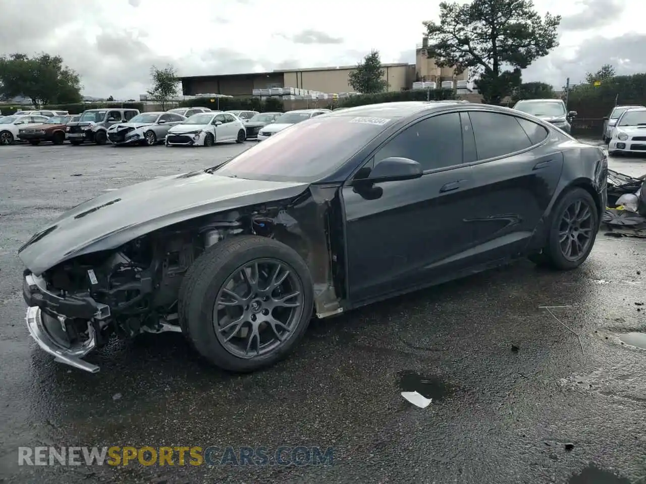 1 Photograph of a damaged car 5YJSA1E54RF536092 TESLA MODEL S 2024