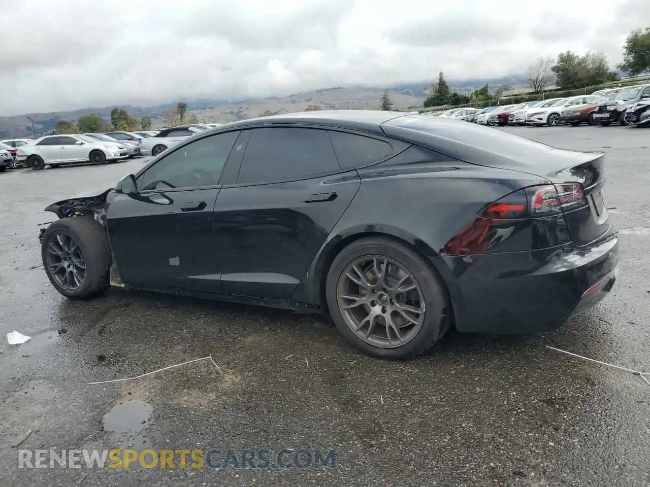 2 Photograph of a damaged car 5YJSA1E54RF536092 TESLA MODEL S 2024