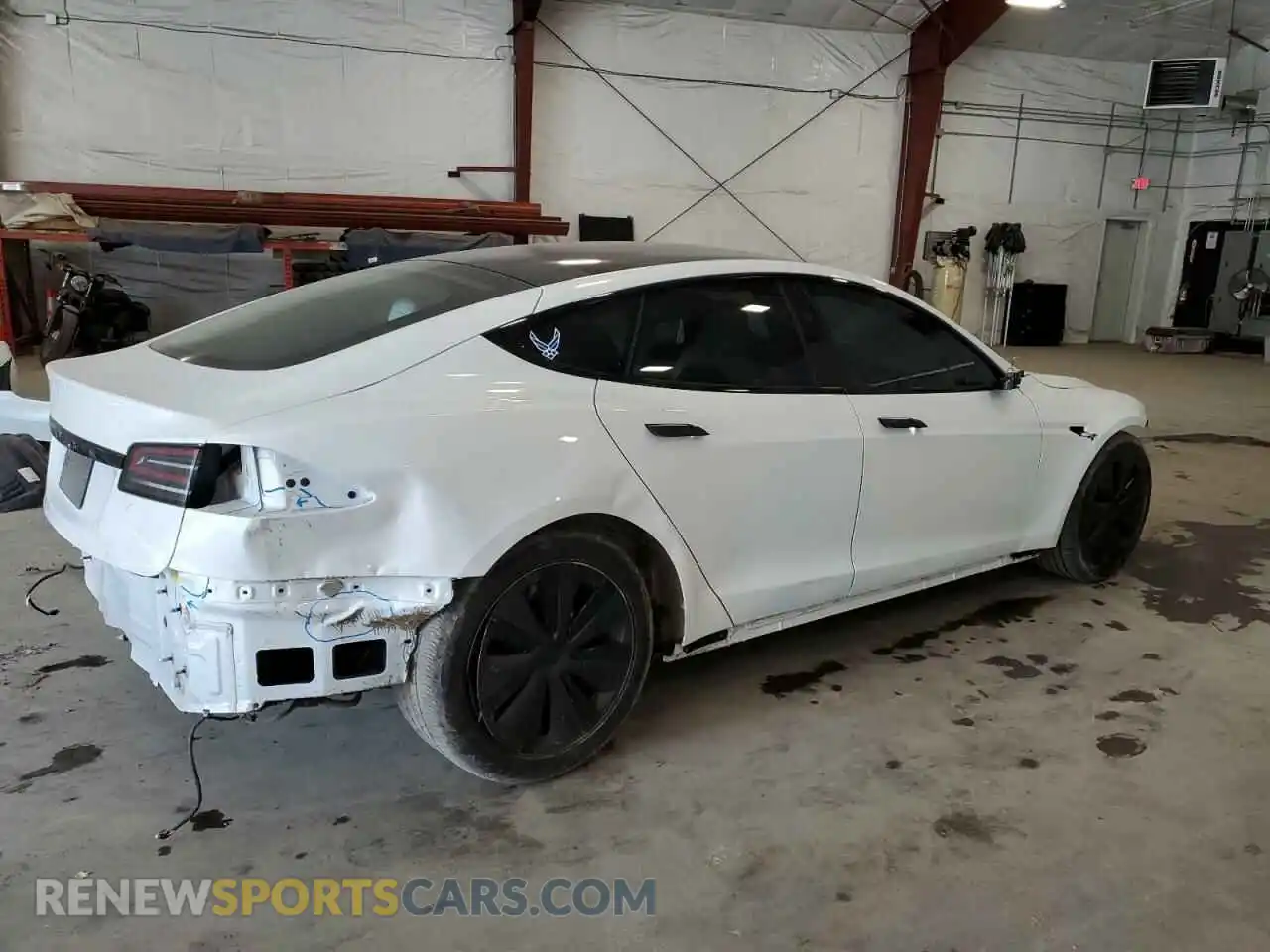 3 Photograph of a damaged car 5YJSA1E56RF538488 TESLA MODEL S 2024