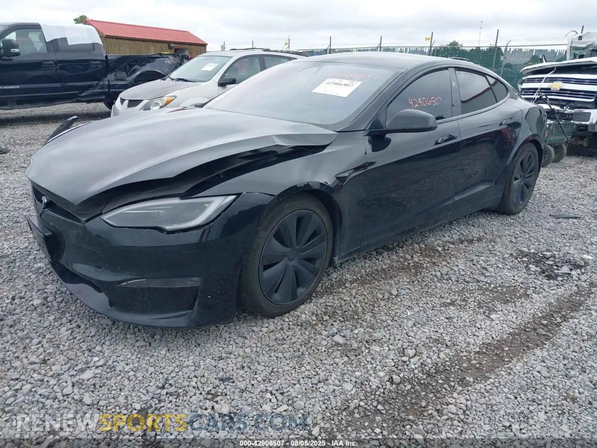 2 Photograph of a damaged car 5YJSA1E57RF533266 TESLA MODEL S 2024