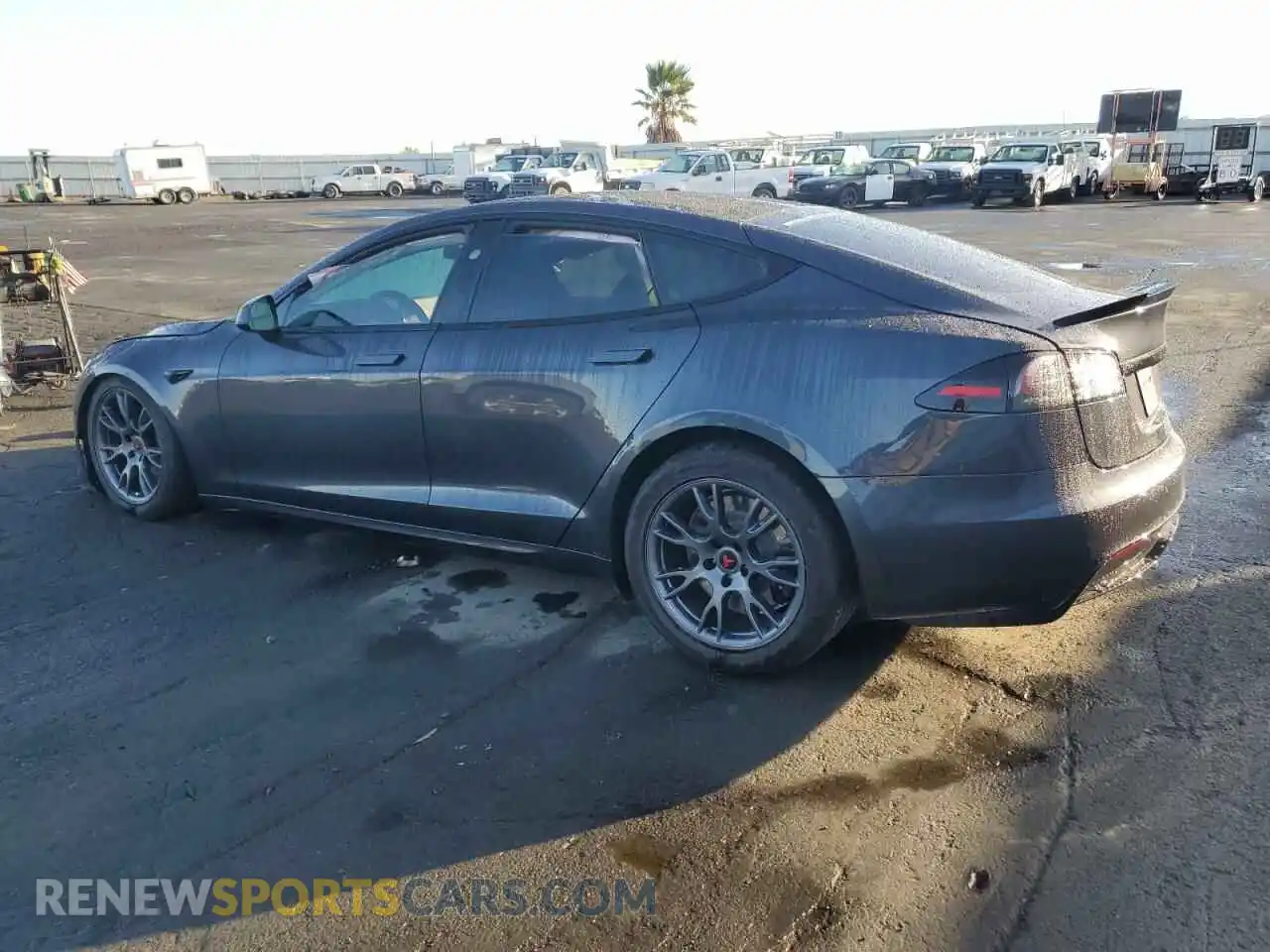 2 Photograph of a damaged car 5YJSA1E57RF534207 TESLA MODEL S 2024