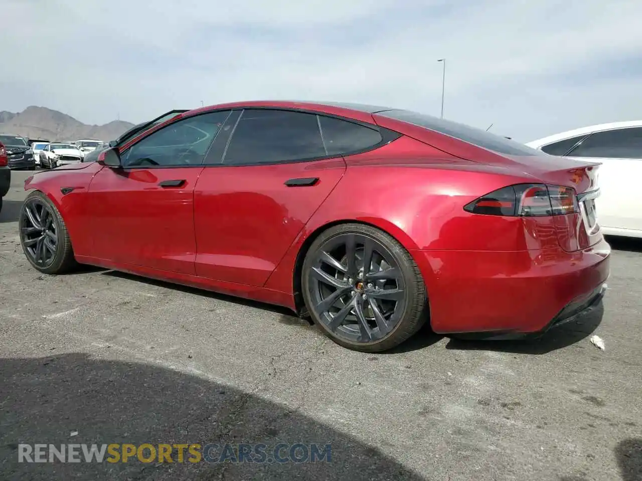 2 Photograph of a damaged car 5YJSA1E57RF537950 TESLA MODEL S 2024