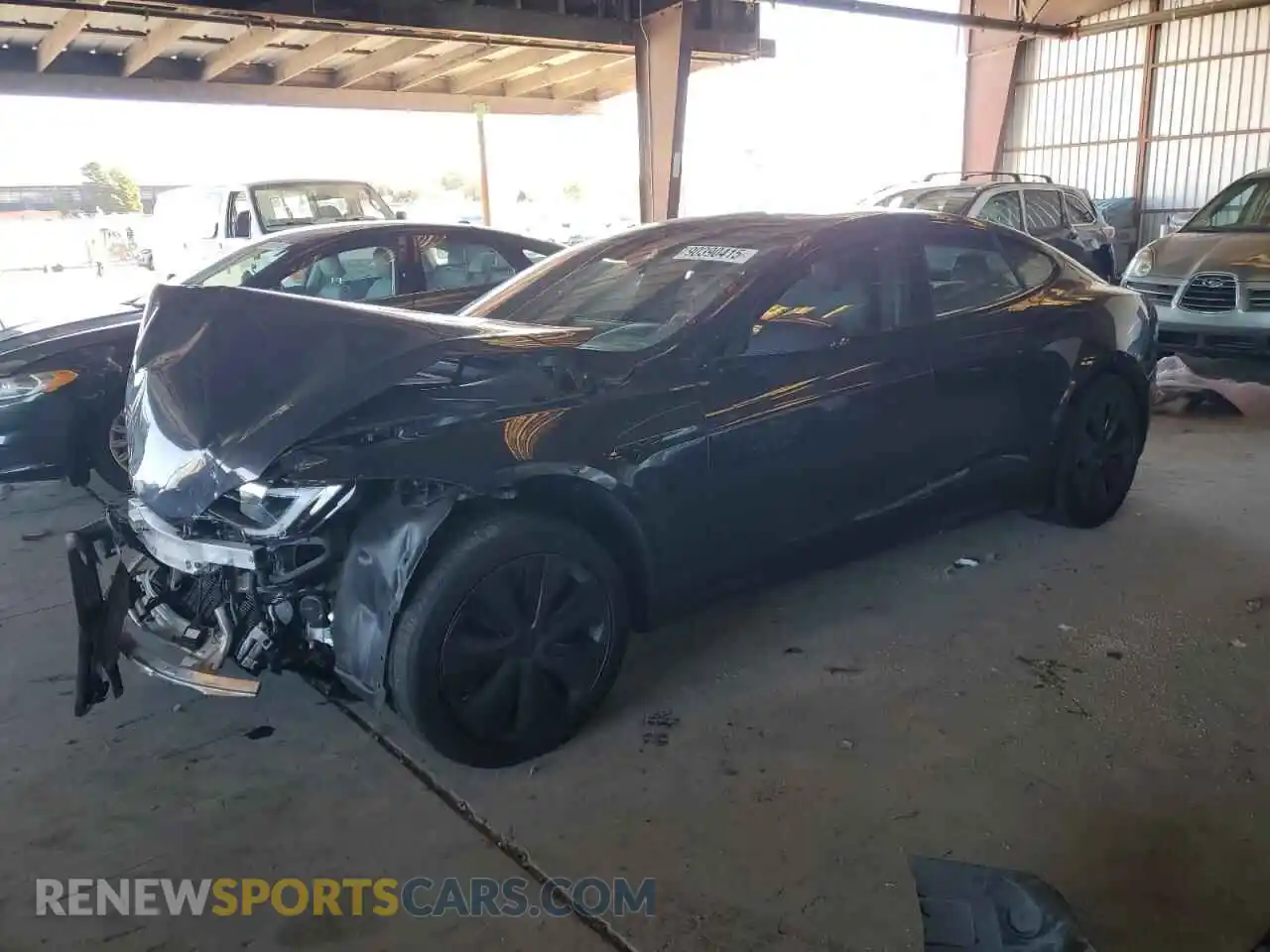 1 Photograph of a damaged car 5YJSA1E58RF537102 TESLA MODEL S 2024