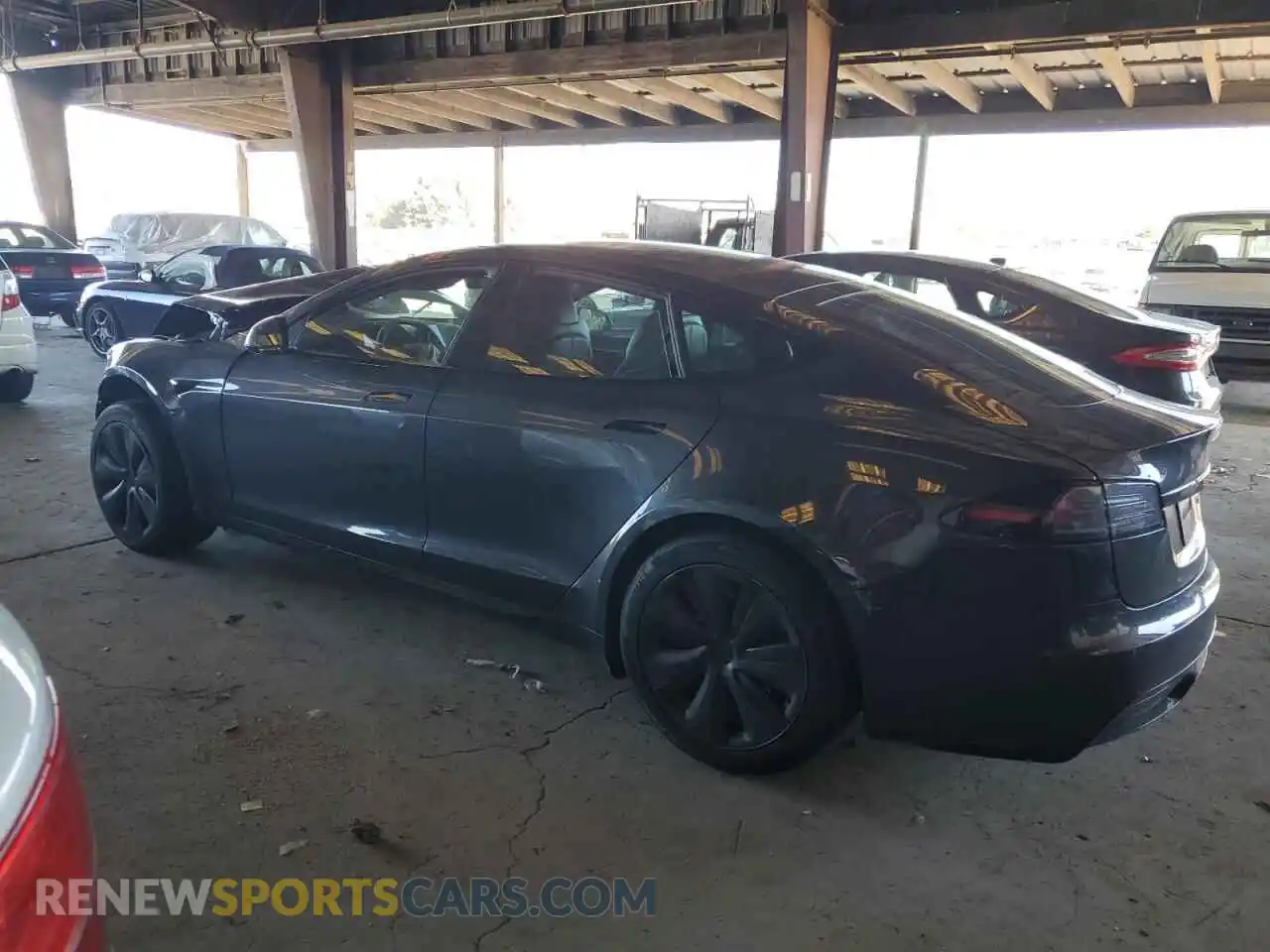 2 Photograph of a damaged car 5YJSA1E58RF537102 TESLA MODEL S 2024