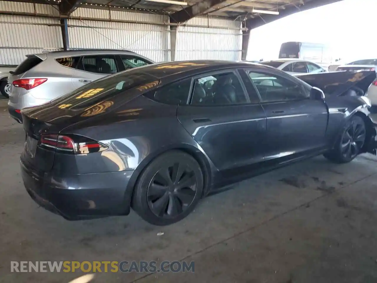 3 Photograph of a damaged car 5YJSA1E58RF537102 TESLA MODEL S 2024