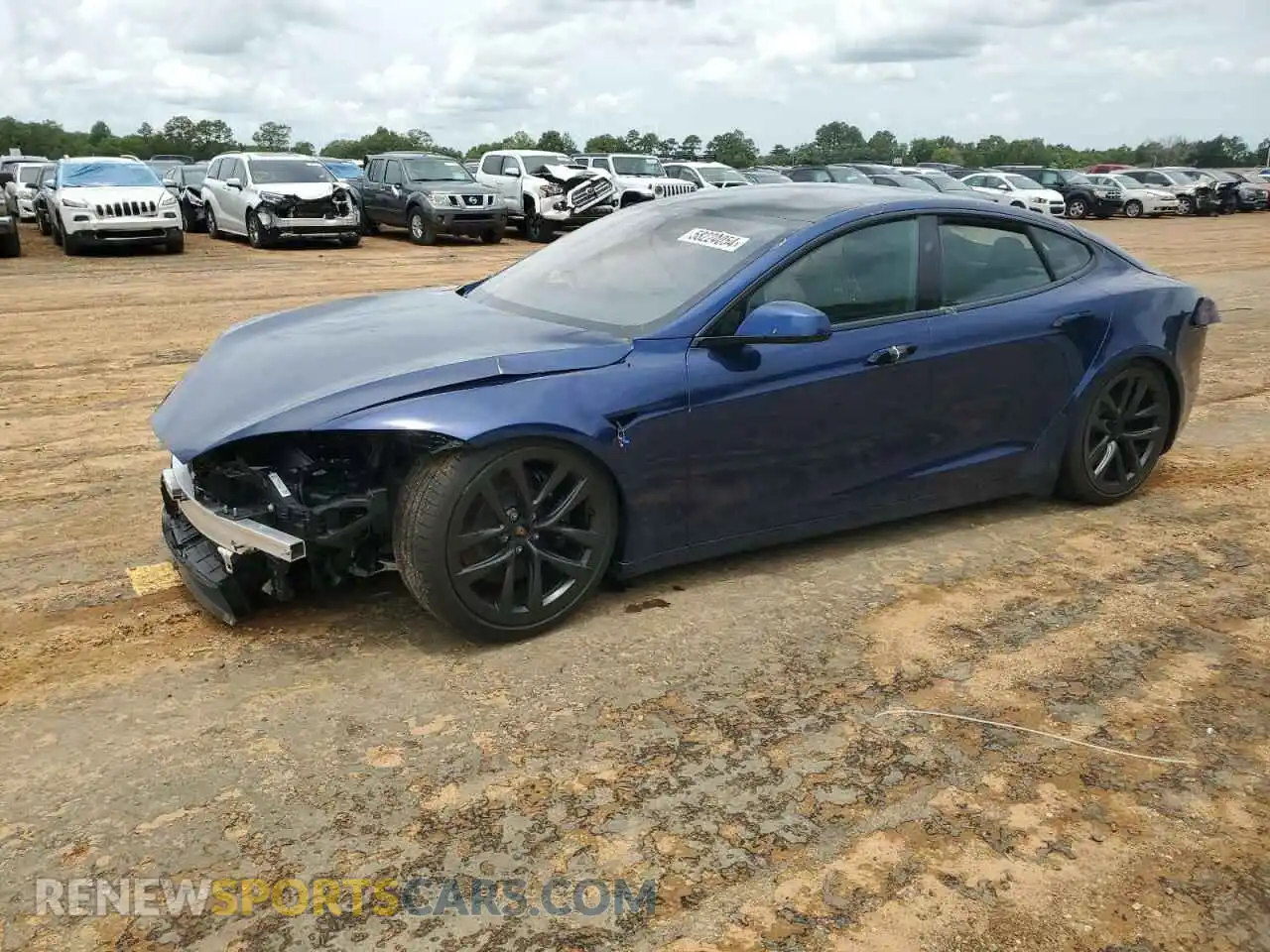 1 Photograph of a damaged car 5YJSA1E59RF533303 TESLA MODEL S 2024