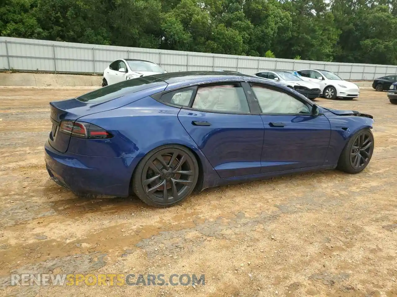 3 Photograph of a damaged car 5YJSA1E59RF533303 TESLA MODEL S 2024