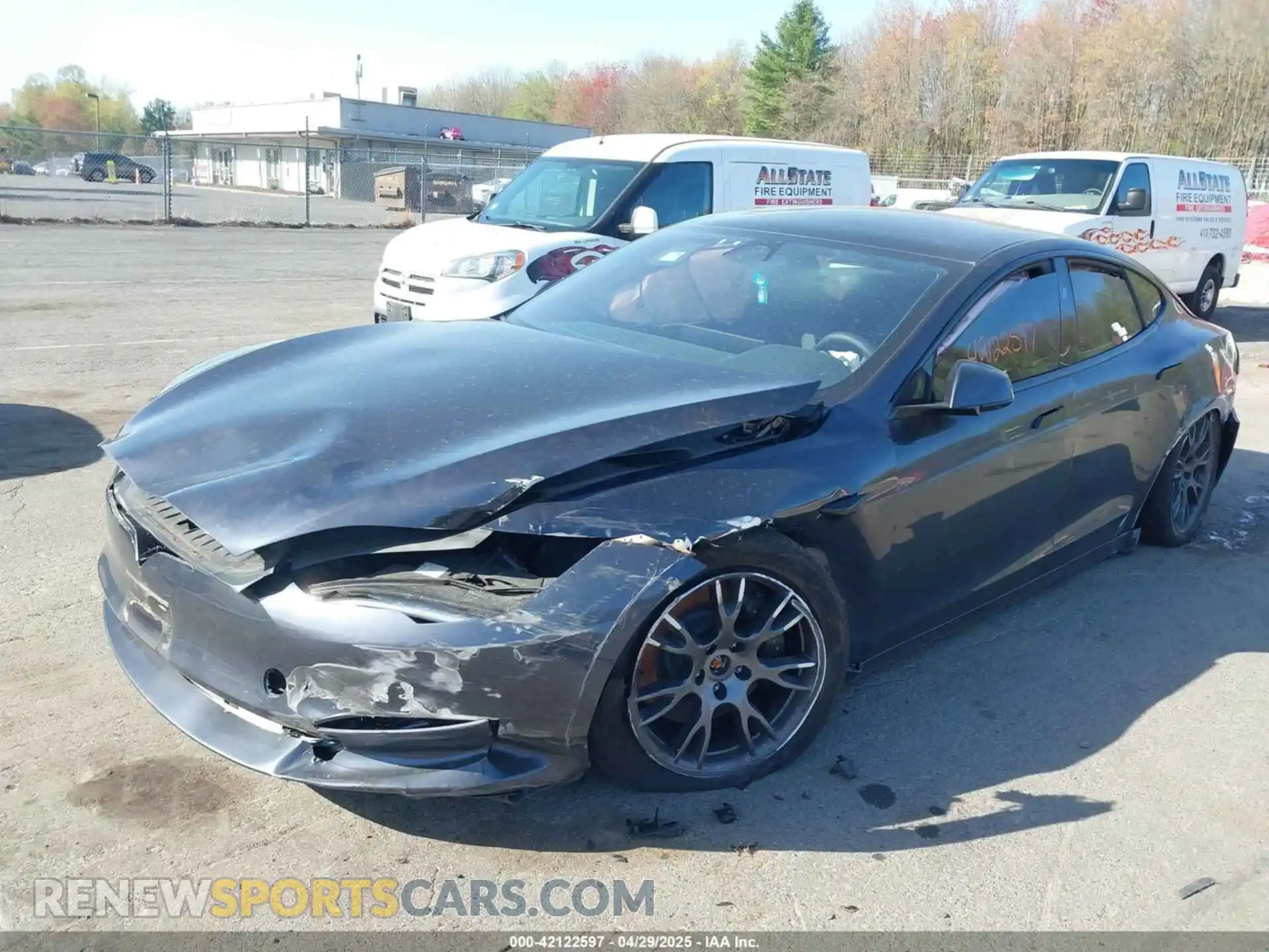 2 Photograph of a damaged car 5YJSA1E59RF537321 TESLA MODEL S 2024