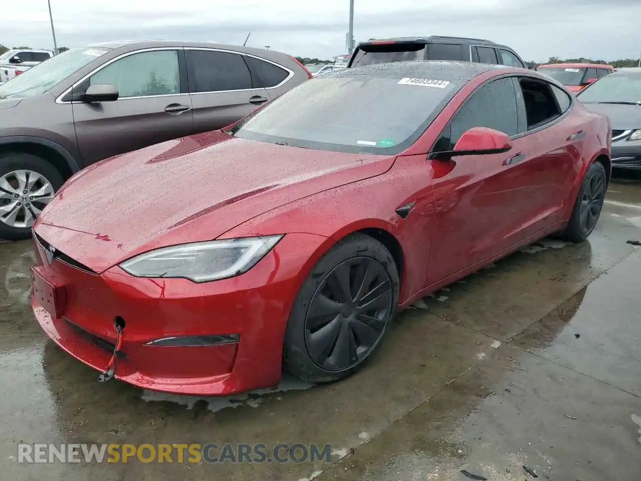 1 Photograph of a damaged car 5YJSA1E60RF533098 TESLA MODEL S 2024