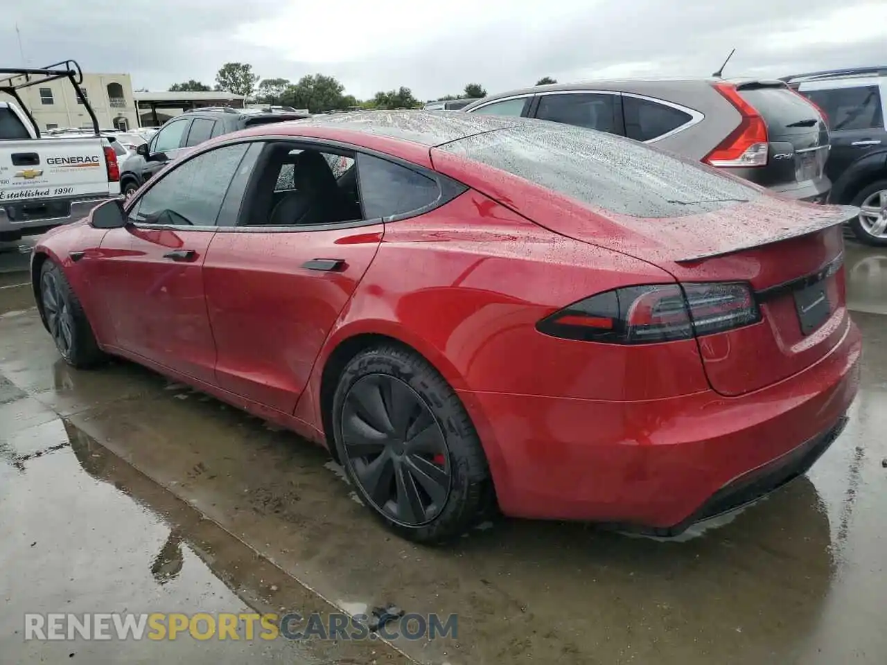 2 Photograph of a damaged car 5YJSA1E60RF533098 TESLA MODEL S 2024