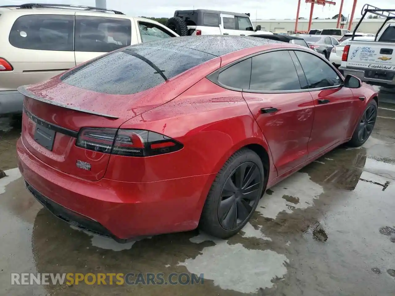 3 Photograph of a damaged car 5YJSA1E60RF533098 TESLA MODEL S 2024