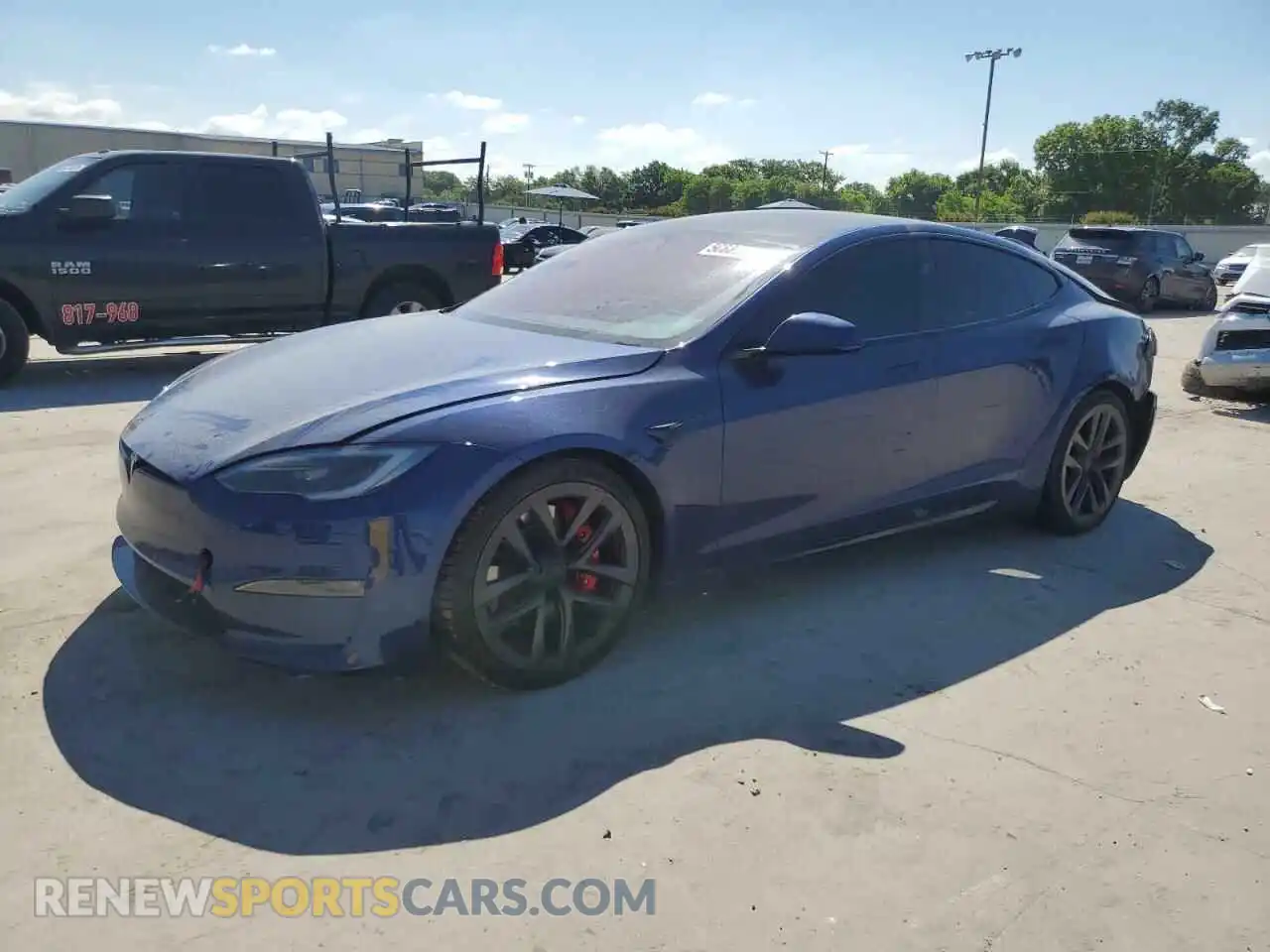 1 Photograph of a damaged car 5YJSA1E60RF538074 TESLA MODEL S 2024