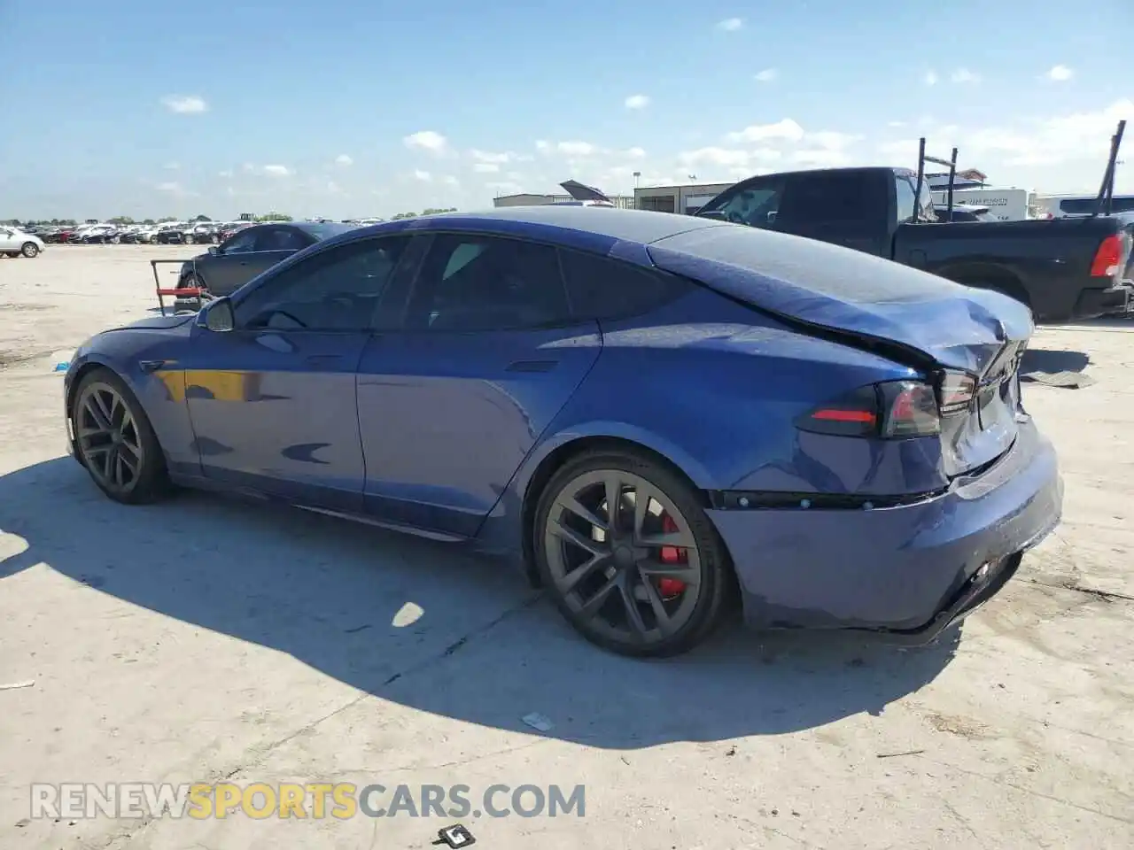 2 Photograph of a damaged car 5YJSA1E60RF538074 TESLA MODEL S 2024
