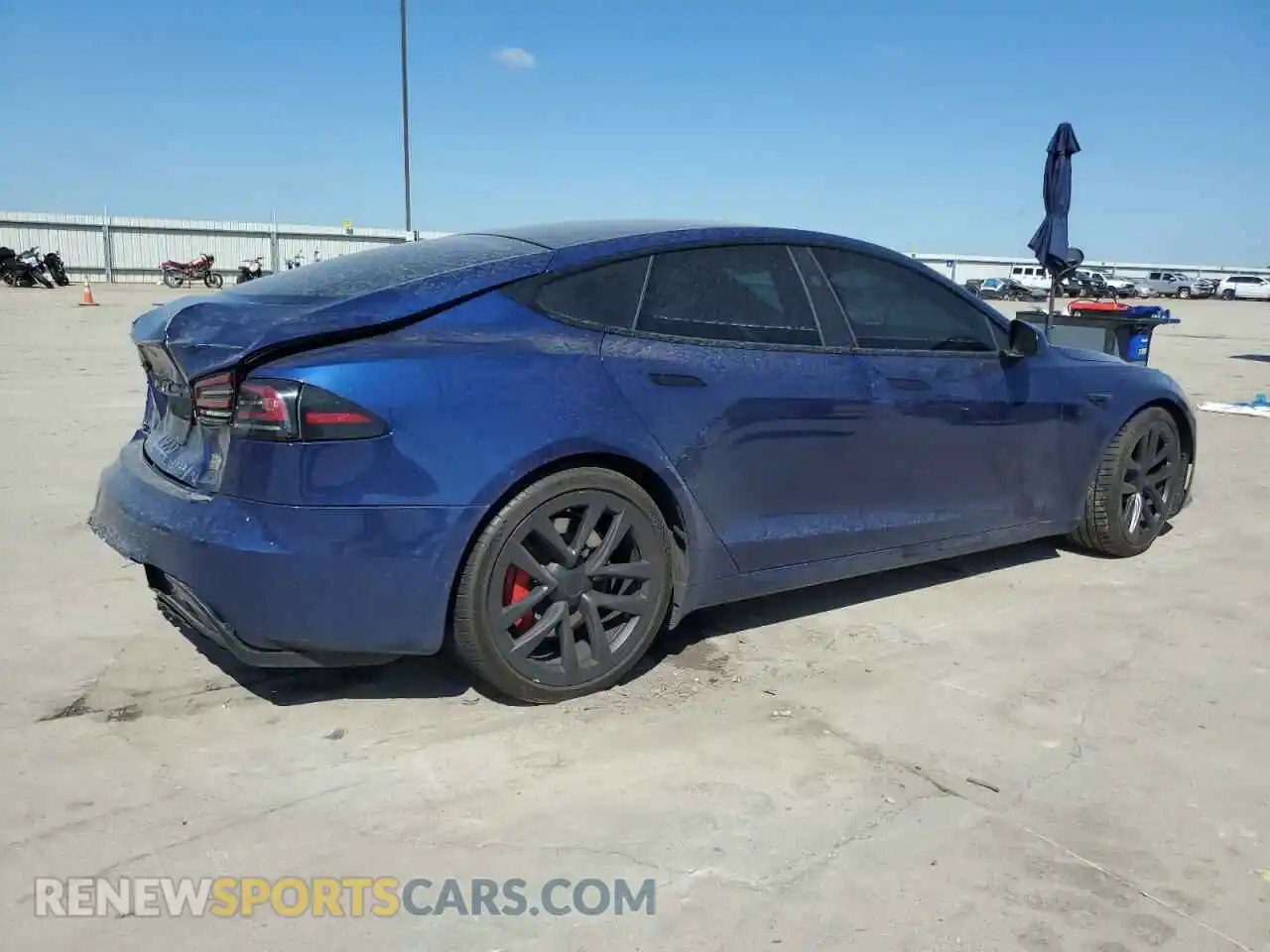 3 Photograph of a damaged car 5YJSA1E60RF538074 TESLA MODEL S 2024