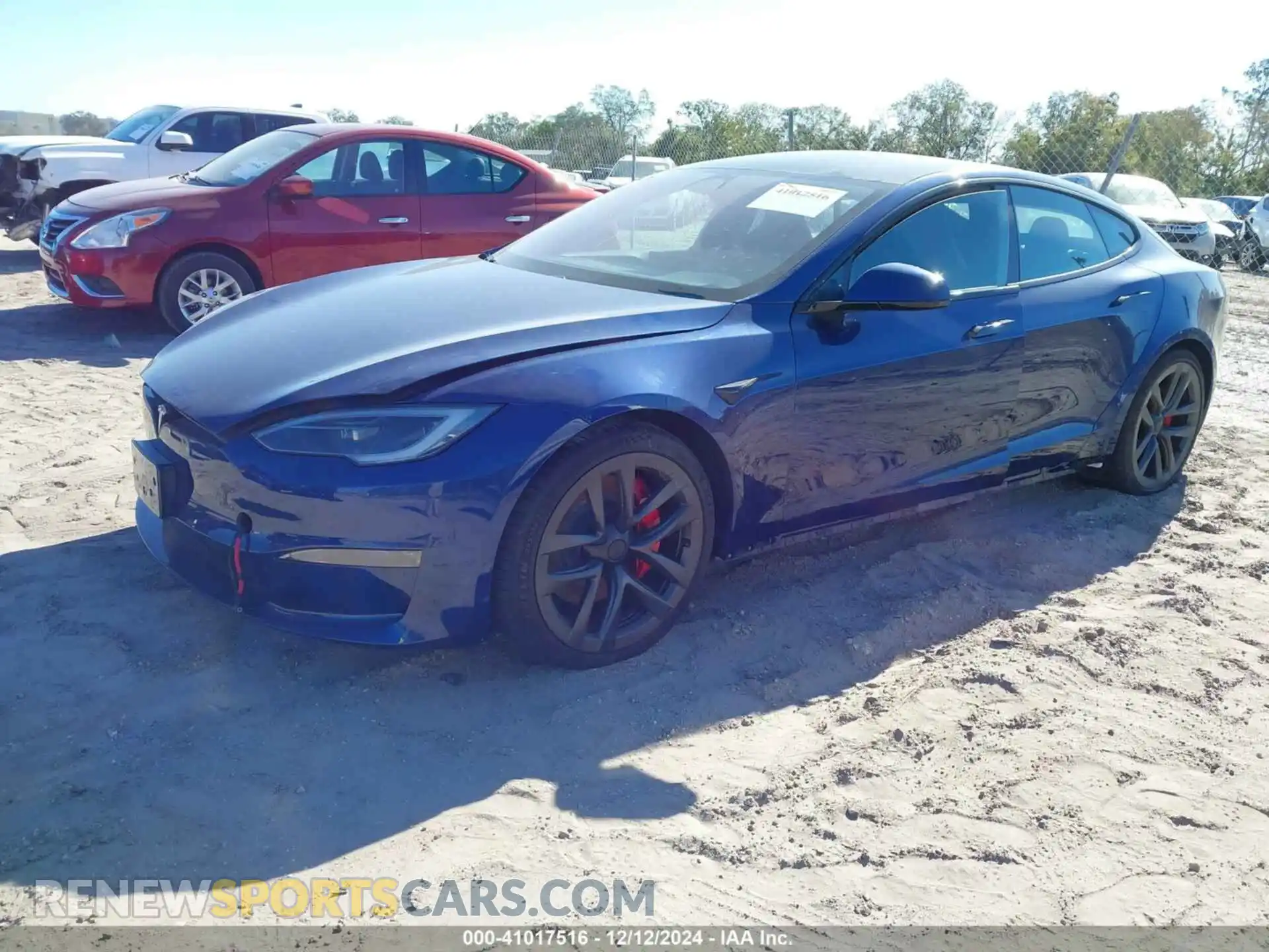 2 Photograph of a damaged car 5YJSA1E61RF538584 TESLA MODEL S 2024