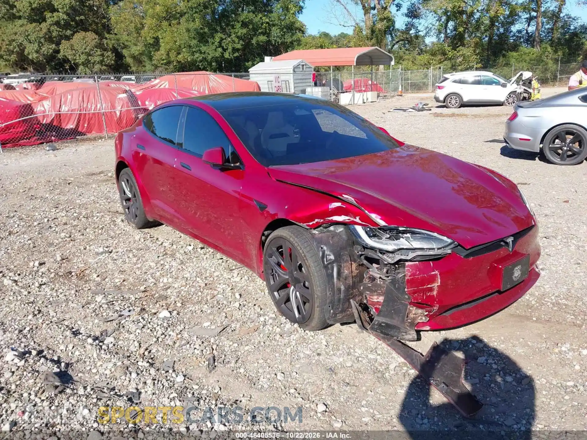 1 Фотография поврежденного автомобиля 5YJSA1E61RF539850 TESLA MODEL S 2024